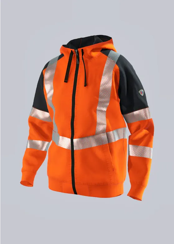 BP® Sweatjack Met Hoge Zichtbaarheid en Capuchon 2138