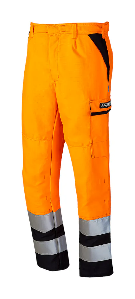 High Vis Oranje/Marineblauw