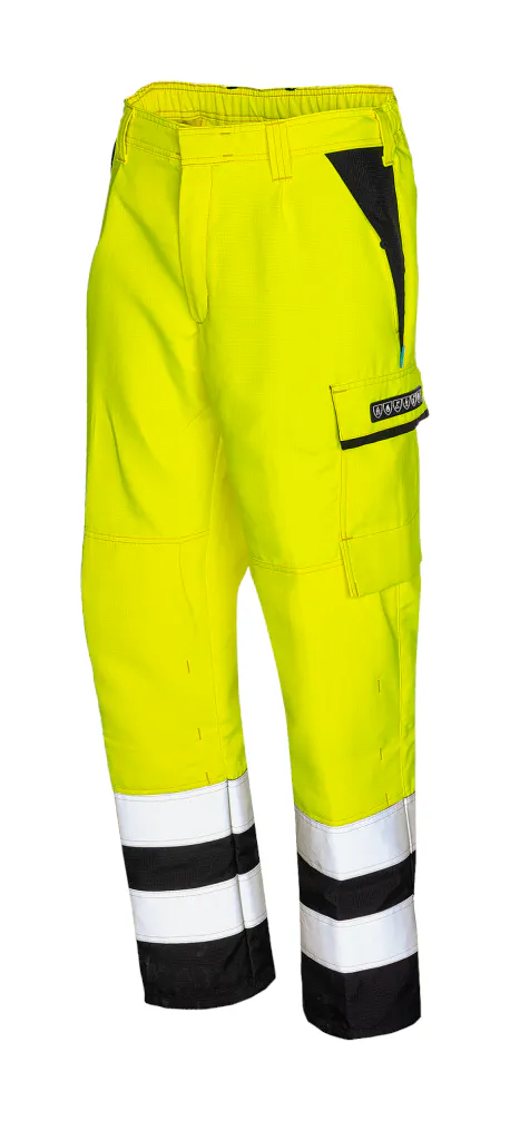 High Vis Geel/Marineblauw