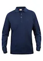Clique Basic L/S 028233 Poloshirt Regular Fit Kinderen miniatuur