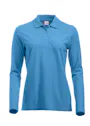 Clique Classic Marion L/S 028247 Poloshirt Modern Fit Dames miniatuur