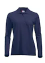 Clique Classic Marion L/S 028247 Poloshirt Modern Fit Dames miniatuur