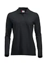 Clique Classic Marion L/S 028247 Poloshirt Modern Fit Dames miniatuur