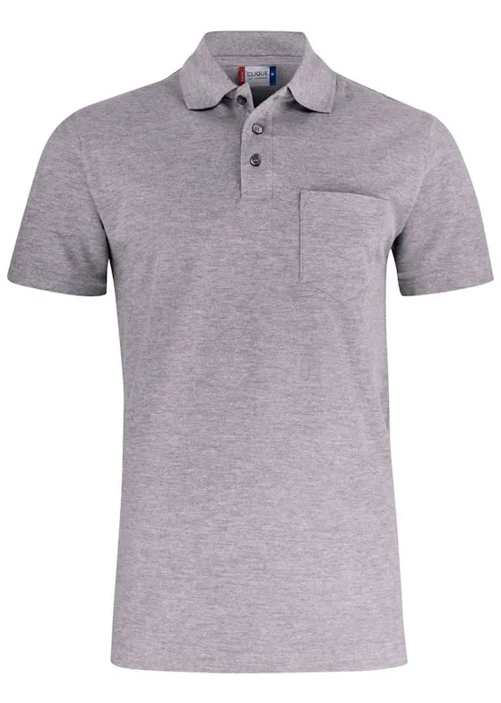 Clique Basic 028255 Poloshirt Borstzak Regular Fit