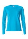 Clique 029034 Basic T-shirt L/S Regular Fit Dames miniatuur