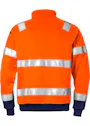 Fristads High Vis Sweater  met Korte Rits 728 SPV miniatuur
