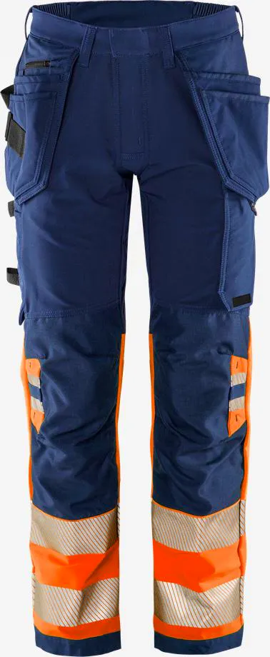 Hi-Vis Oranje/Marineblauw