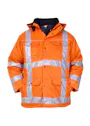 Hydrowear Lokeren hoge zichtbaarheidsjas oranje miniatuur