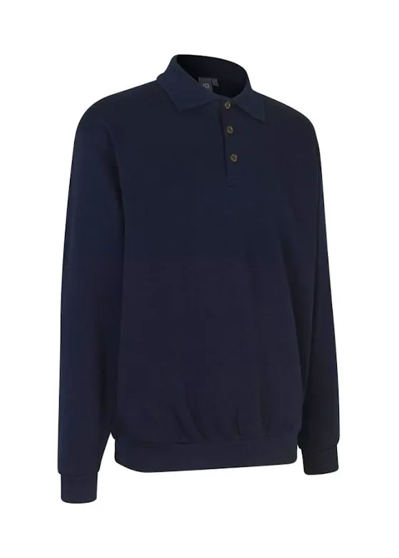 ID Identity 0601 Polosweatshirt Classic Comfort Fit