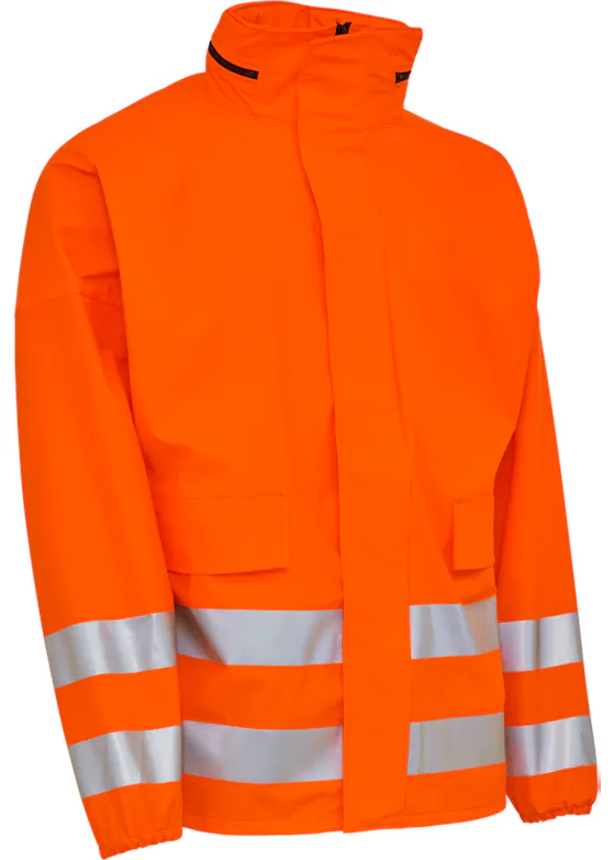 Elka Rainwear 076300R Pu Visible Rain Jacket