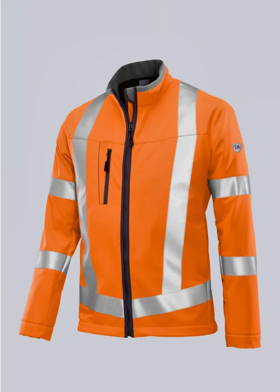 BP® Softshell Jack Met Hoge Zichtbaarheid 2121