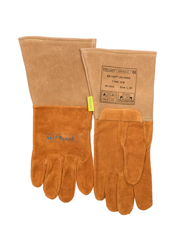 Weldas 10-1003 SofTouch™ Suède Varkenslederen Lashandschoen