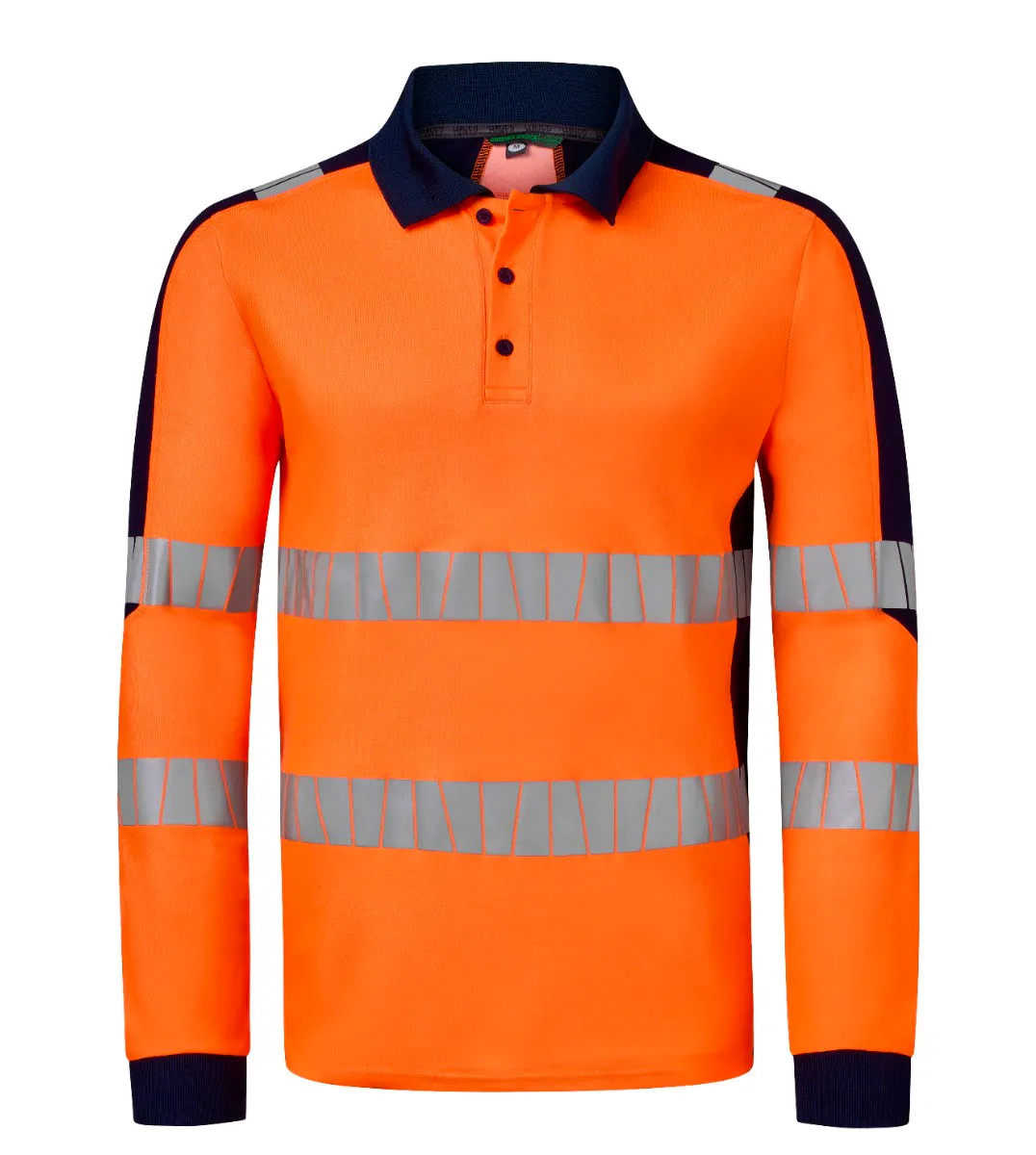 High Vis Oranje/Marineblauw