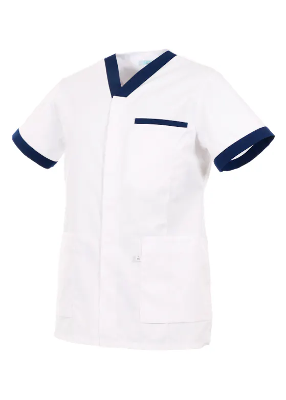 Alsico Zorgjas Dorian Wit/Donkerblauw
