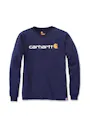 ##Carhartt Core Logo T-Shirt L/S 104107 miniatuur