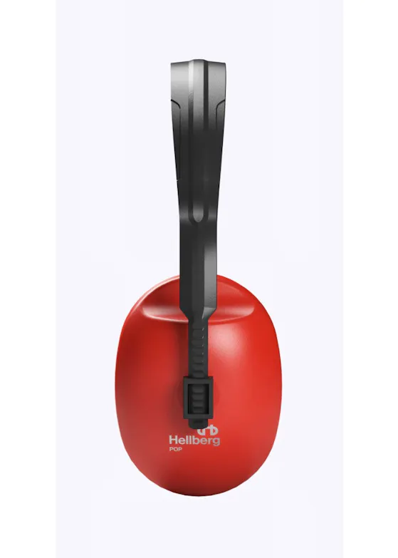 Hellberg Safety PoP Rood Hoofdband