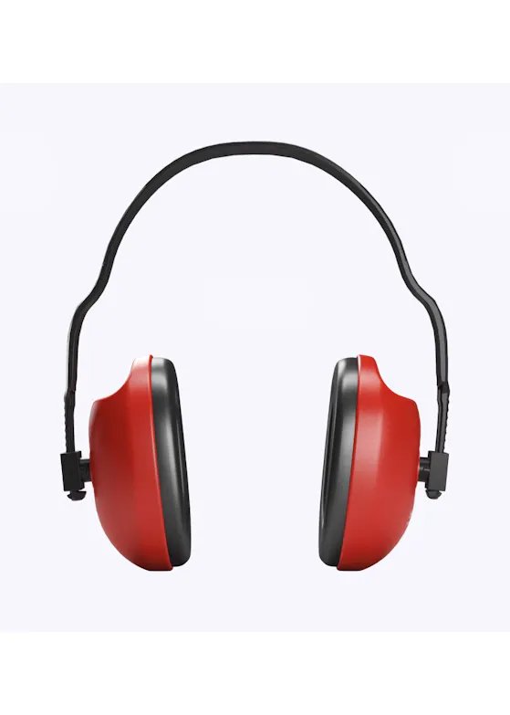 Hellberg Safety PoP Rood Hoofdband