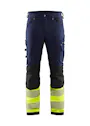 Blåkläder 1193 High Visibility Werkbroek met 4-weg Stretch zonder Spijkerzakken miniatuur