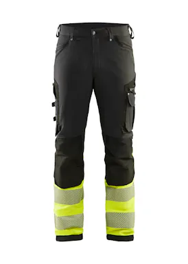Blåkläder 1193 High Visibility Werkbroek met 4-weg Stretch zonder Spijkerzakken