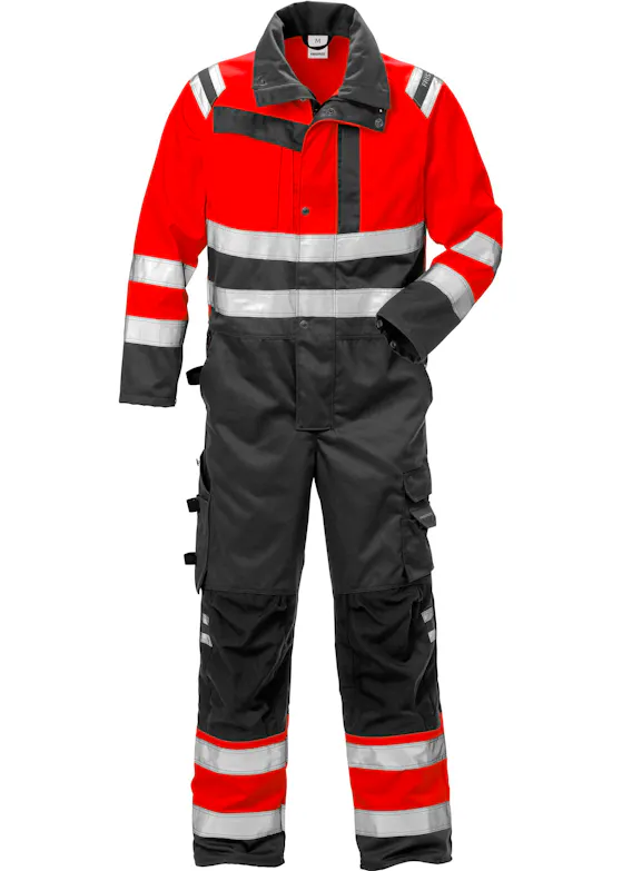 Fristads 124376 Overall High Vis Klasse 3 8026 Plu Reflecterend Waterafstotend