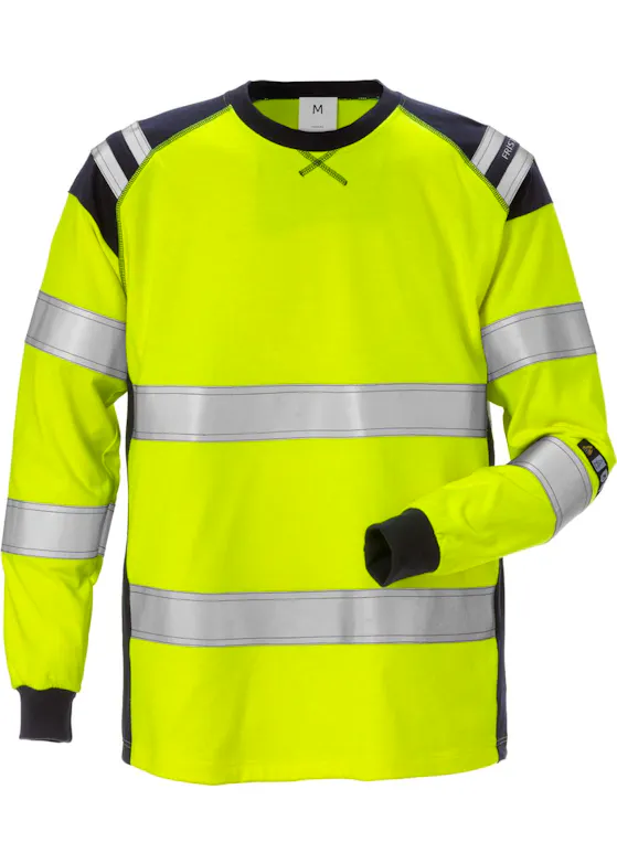Fristads 125041 T-Shirt Met Lange Mouwen Klasse 3 7077 Tflh Vlamwerend