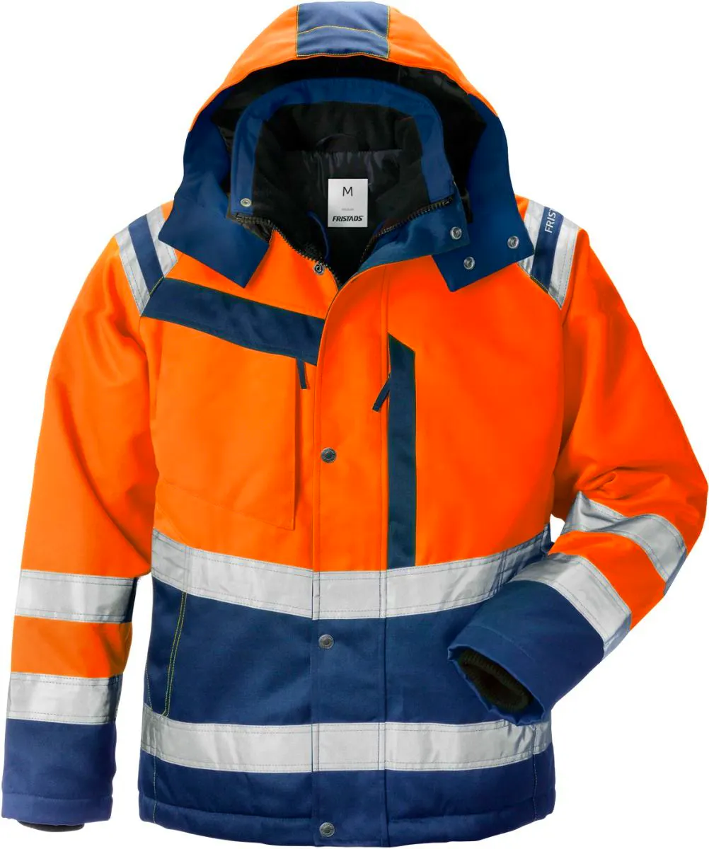 Hi-Vis Oranje/Marineblauw