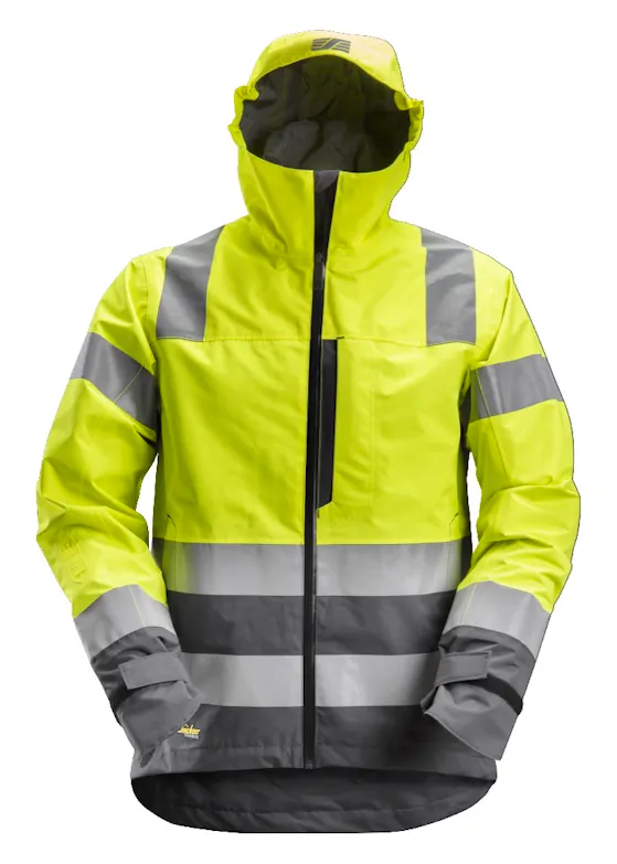 Snickers Workwear AllroundWork High-Vis Waterproof Shell Jack Klasse 3 - 1330