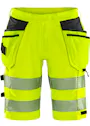 Fristads Stiby High Vis Green stretch korte broek klasse 2 2646 GSTP miniatuur