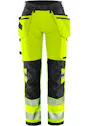Fristads Stiby High Vis Green werkbroek dames stretch klasse 2 2664 GSTP miniatuur