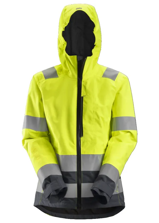Snickers Workwear AllroundWork High-Vis Waterproof Shell Damesjack Klasse 2 -/3 1347