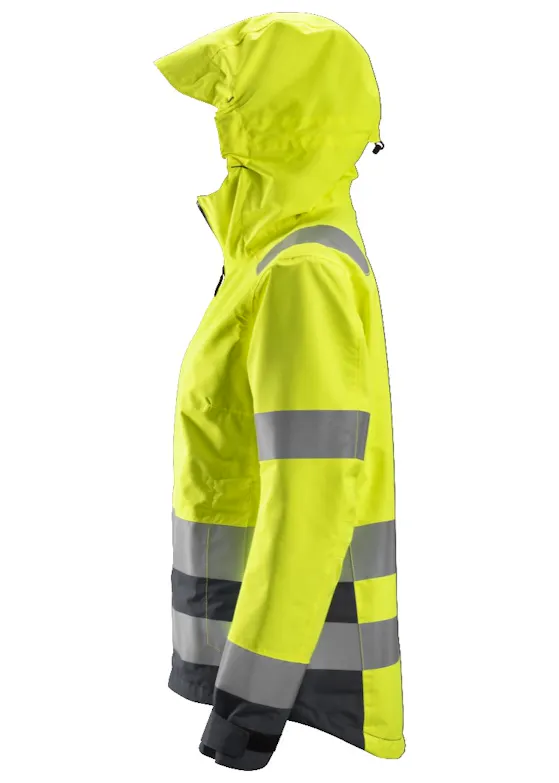 Snickers Workwear AllroundWork High-Vis Waterproof Shell Damesjack Klasse 2 -/3 1347