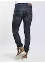 Chaud Devant Koksbroek Skinny Reg Jogg Denim Zwart  miniatuur