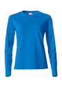 Clique 029034 Basic T-shirt L/S Regular Fit Dames miniatuur