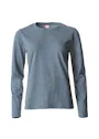 Clique 029034 Basic T-shirt L/S Regular Fit Dames miniatuur