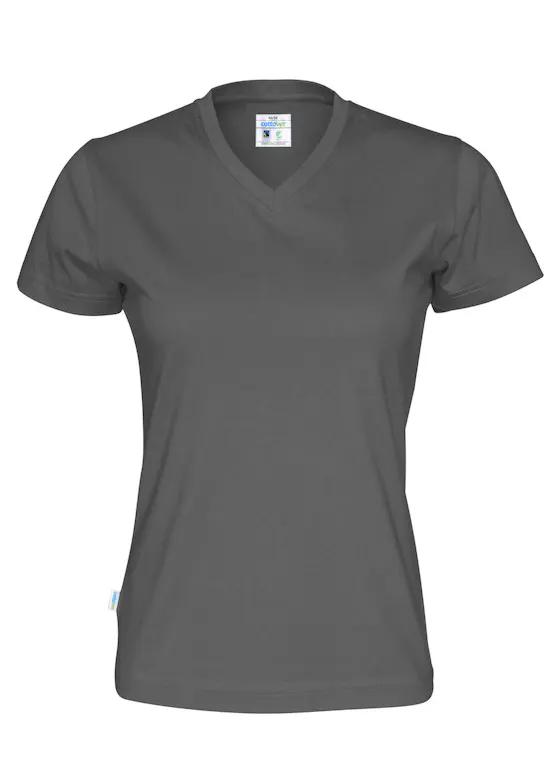 Cottover 141021 T-shirt V-neck Slim Fit Dames