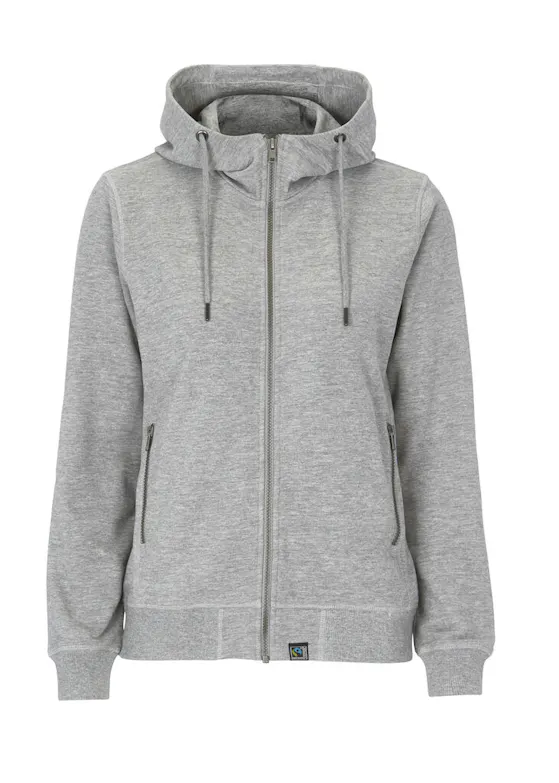 Cottover 141509 Hoodie F. Terry Full Zip Regular Fit Dames