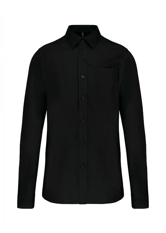 Kariban Poplin K541 Overhemd Lange Mouwen Regular Fit