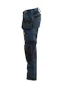 Blaklader 1750 Denim Stretch Werkbroek Met Gereedschapszakken miniatuur