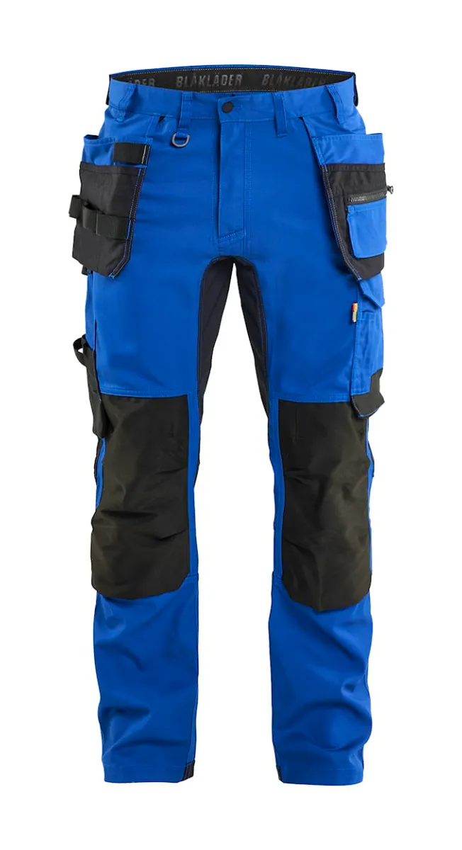 Korenblauw/zwart
