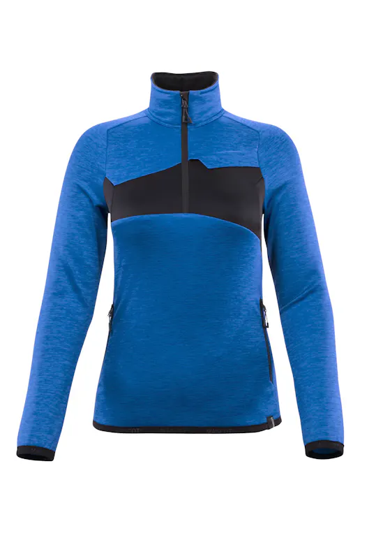 Mascot Accelerate 18053 Fleecetrui Korte Rits Reflecterend Dames