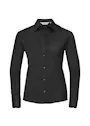 Russell Z936F Classic Pure Cotton Poplin Shirt Long Sleeve Regular Fit Dames miniatuur