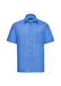 Russell Z935 Classic Polycotton Poplin Shirt Short Sleeve Regular Fit miniatuur