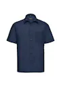 Russell Z935 Classic Polycotton Poplin Shirt Short Sleeve Regular Fit miniatuur