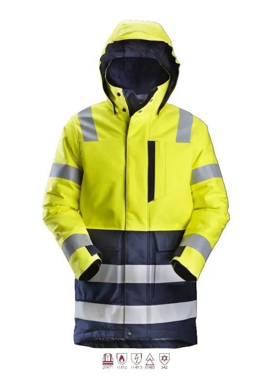 Snickers Workwear Workwear ProtecWork geïsoleerde parka Klasse 3 - 1860