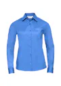 Russell Z934F Classic Polycotton Poplin Shirt Long Sleeve Regular Fit Dames miniatuur