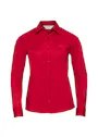 Russell Z934F Classic Polycotton Poplin Shirt Long Sleeve Regular Fit Dames miniatuur