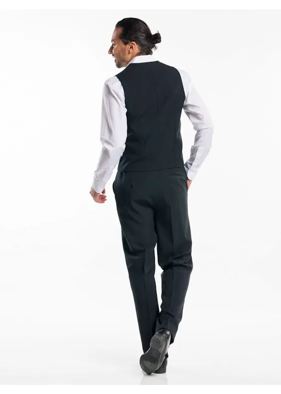 Chaud Devant Heren Zwart Gilet
