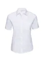 Russell Z937F Classic Pure Cotton Poplin Shirt Short Sleeve Regular Fit Dames miniatuur