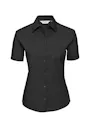 Russell Z937F Classic Pure Cotton Poplin Shirt Short Sleeve Regular Fit Dames miniatuur