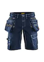 Blåkläder 19921141 Short Denim Stretch X1900 miniatuur